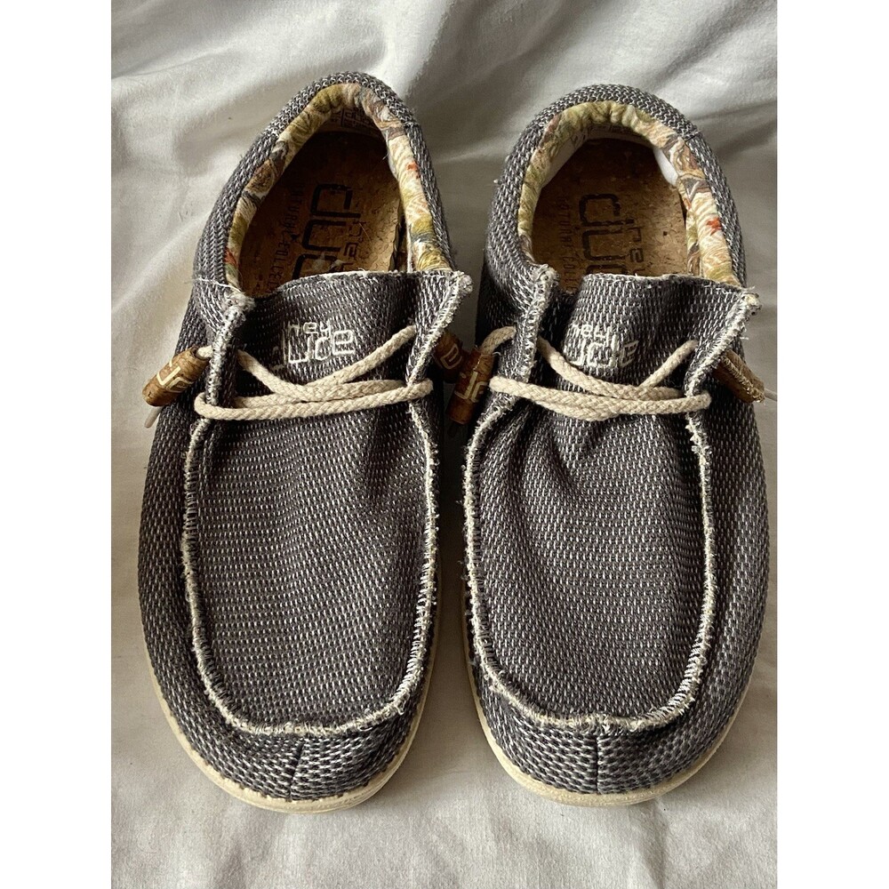 Hey Dude Wally Eden Shoes Laced Mens Size 9 Slip On 112403000
